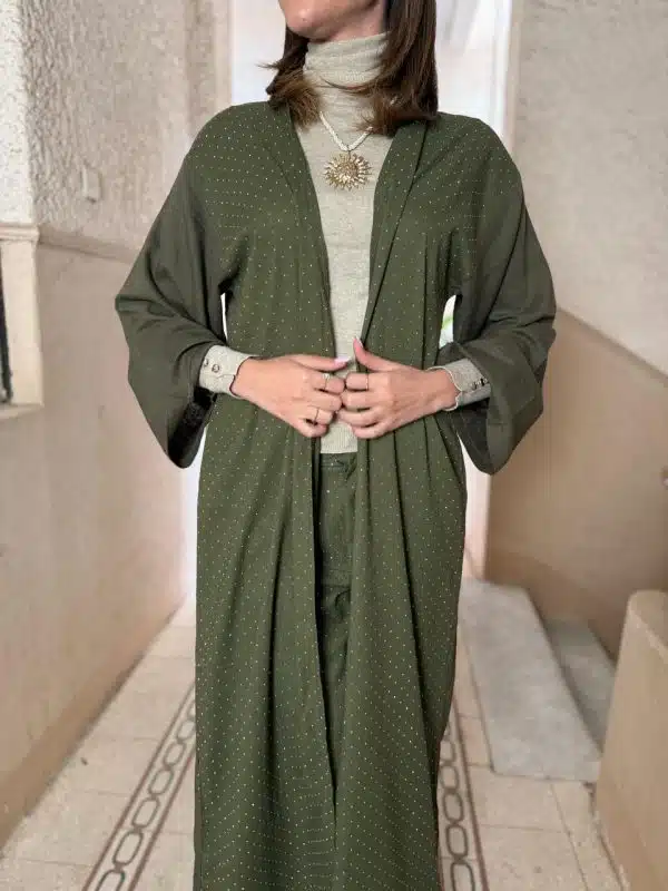Glittering Oasis set - Olive Green