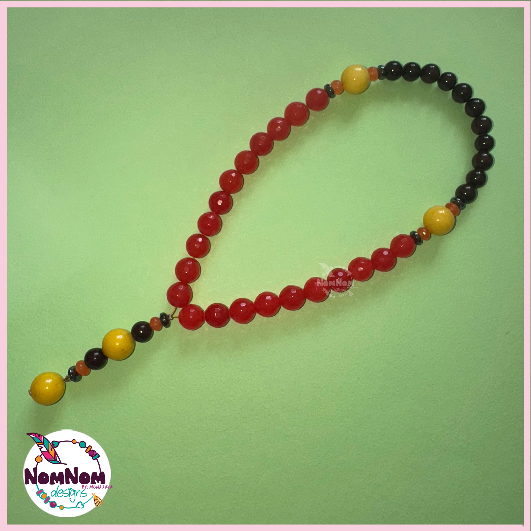 Colorful Jade Rosary 33 1 Colorful Jade Rosary 33