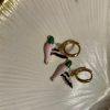 Rose Birds Earrings