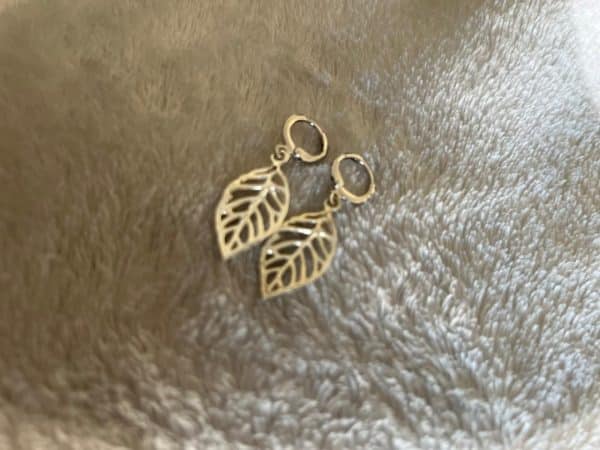 Silver Leaf earrings