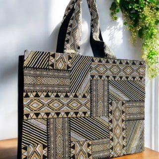 smoky patchwork bag