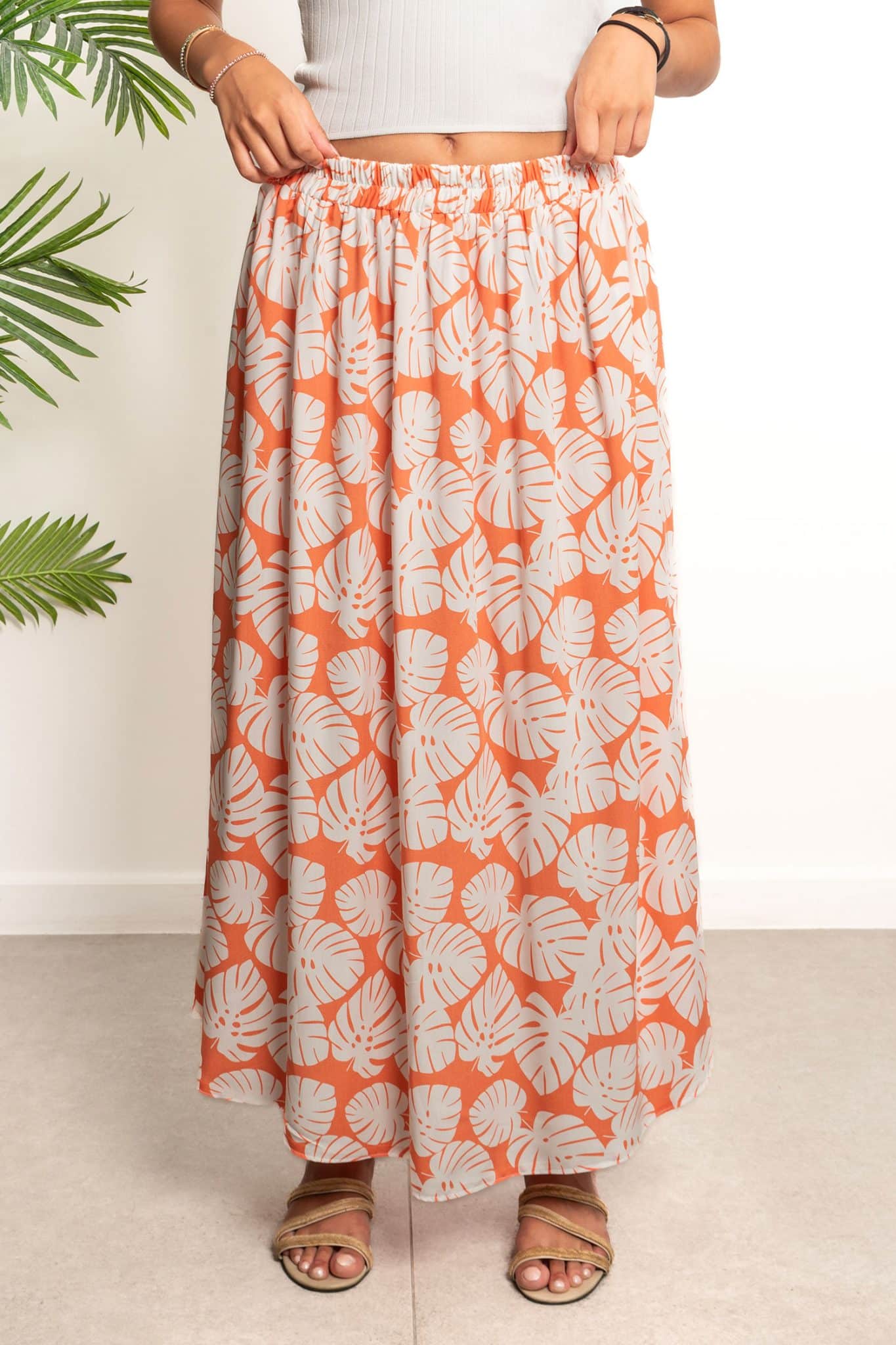 orange leaves skirt 2 mitcha 812151 scaled