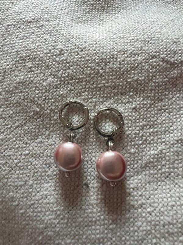 Rose Pearl earrings