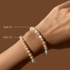 Serene bracelet - basic white pearl bracelet