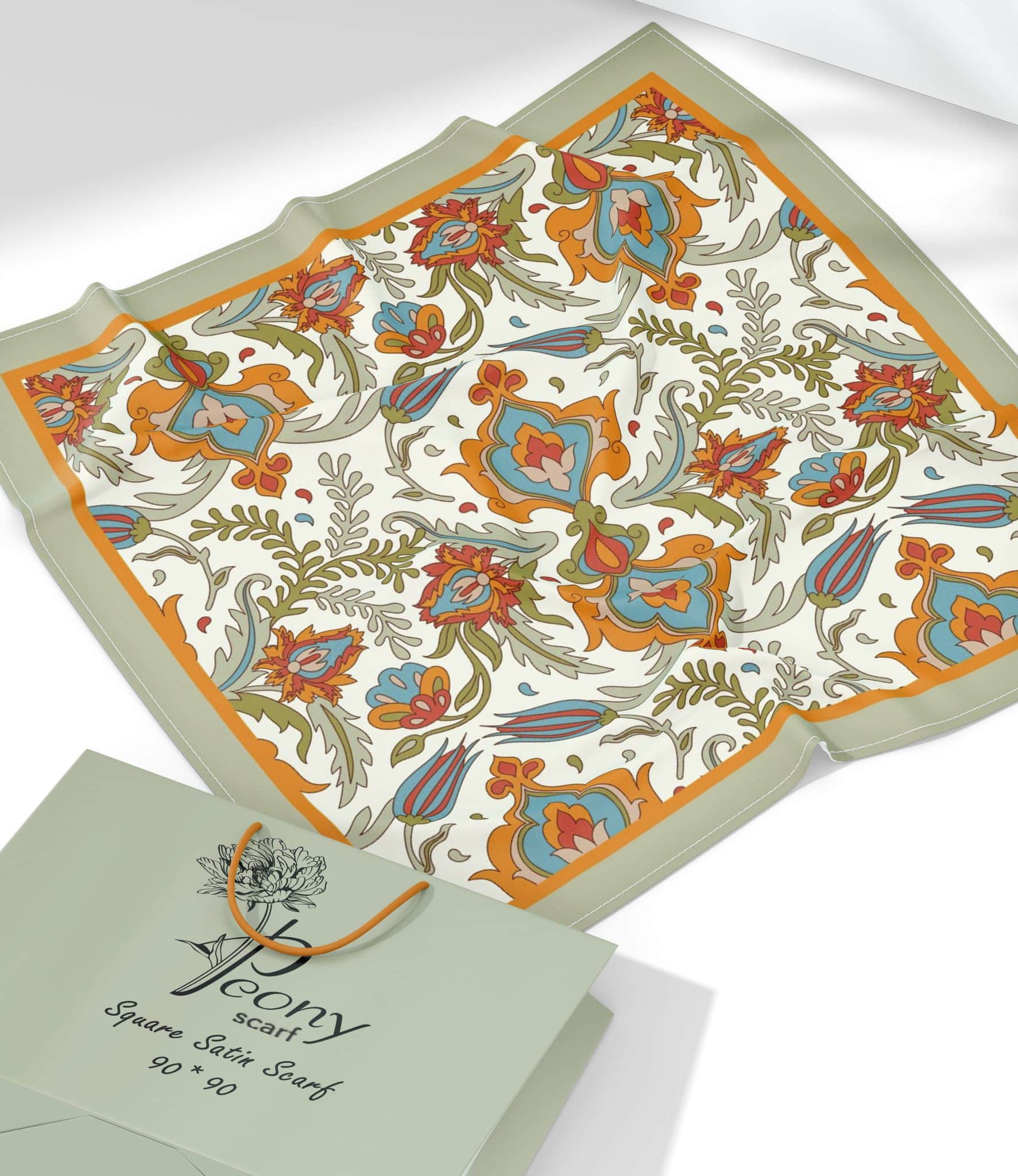 Zatiy Square scarf 1 Zatiy Square scarf