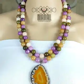 Agate necklace