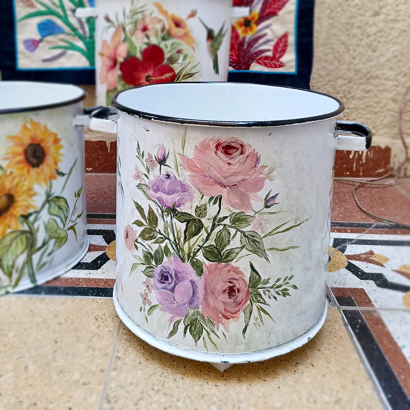 باستيلا صاج 30سم رسم يدوى 1 باستيلا صاج 30سم رسم يدوى