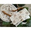 Nerm Wooden-beaded handle purse