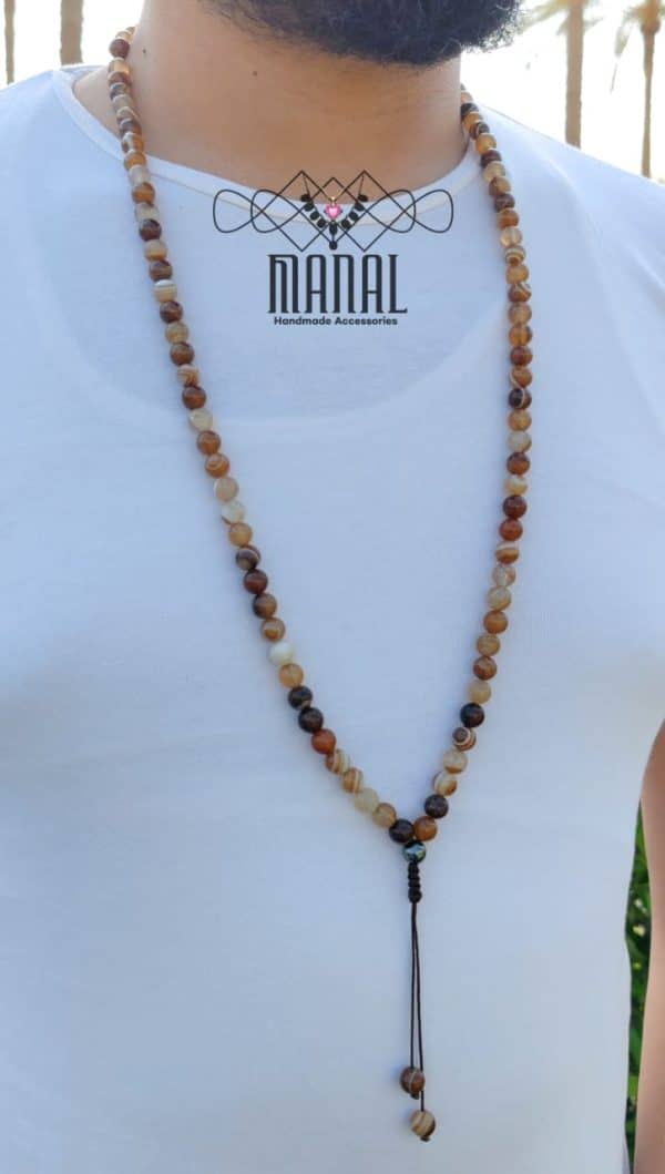 rosary of 99 Suleimani agate