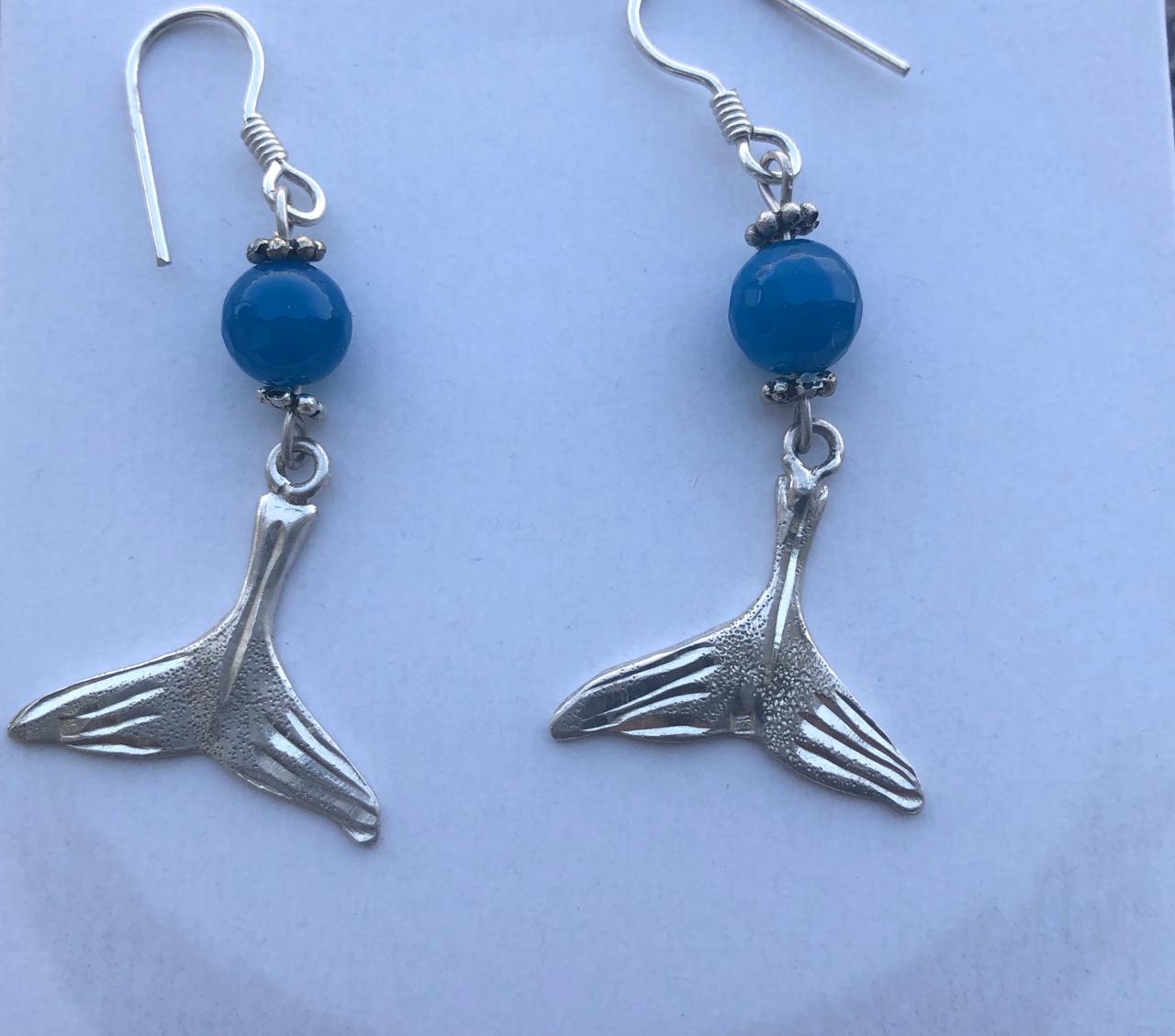 Handmade 925 Silver Flukes Earring 1 Handmade 925 Silver Flukes Earring