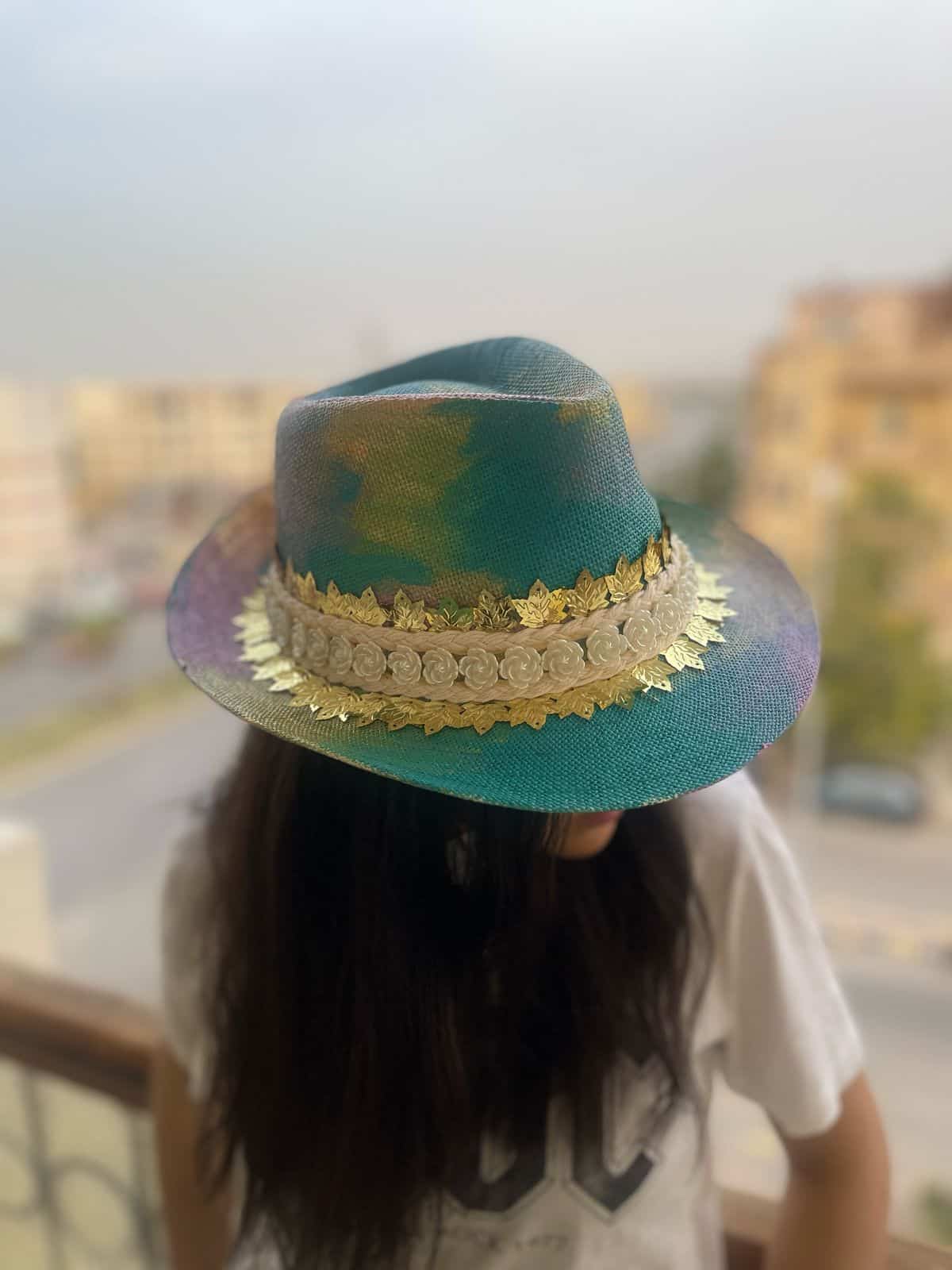 Leaves hat 1 Leaves hat