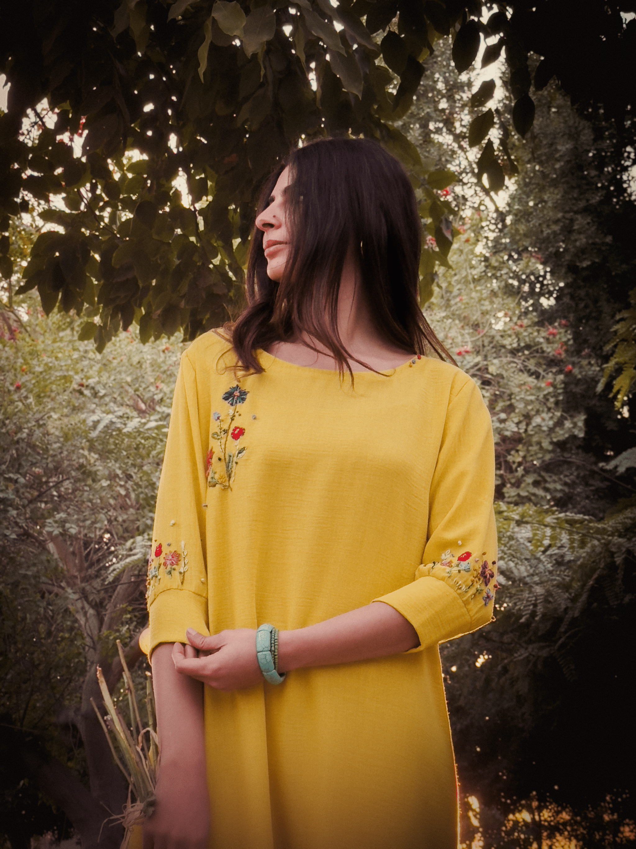 Bohemian Yellow Dress 1 Bohemian Yellow Dress