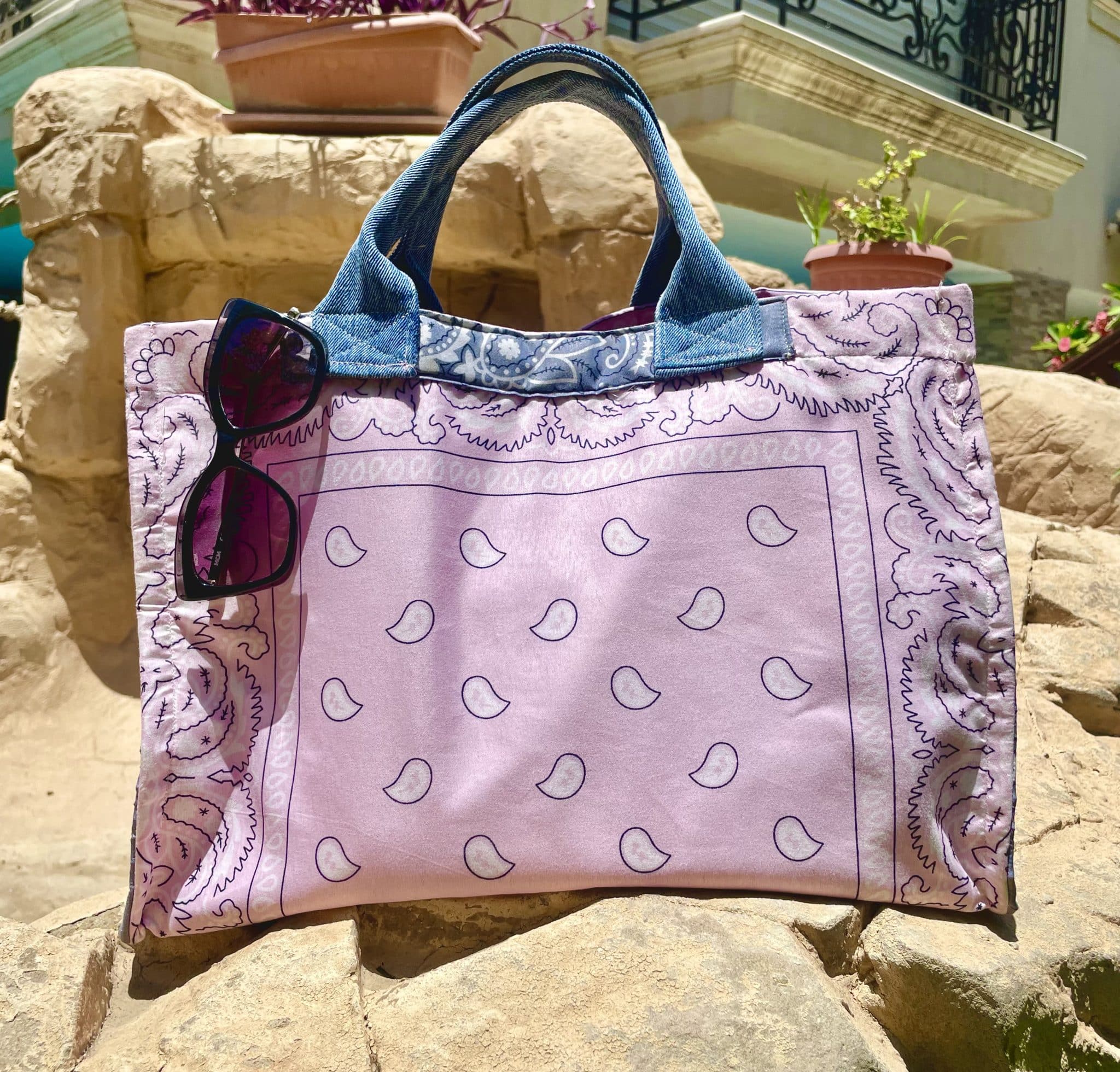 Bandana beach bag 2 IMG 4505 scaled