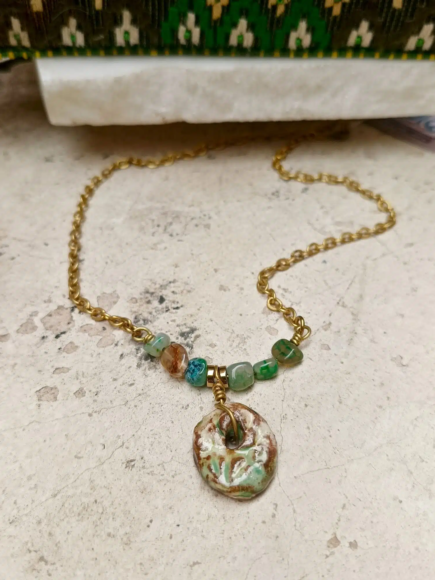 سلسلة نحاس خزف تونس 1 سلسلة نحاس خزف تونس