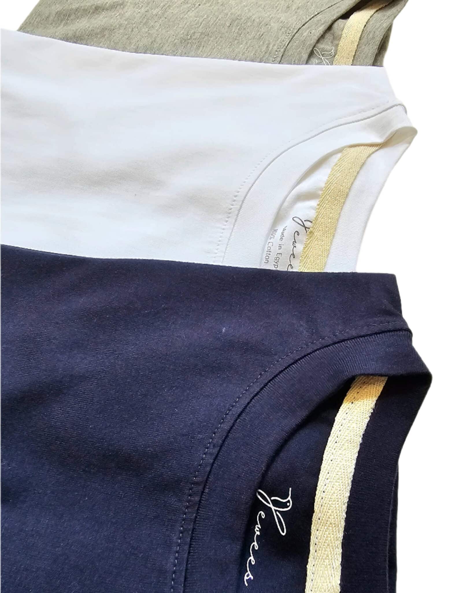 3-piece basic T-shirt bundle (Navy blue/White/Grey) 2 20250521 131129 scaled