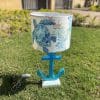 Anchor Side Lamp with Sea Turtle Chapeau