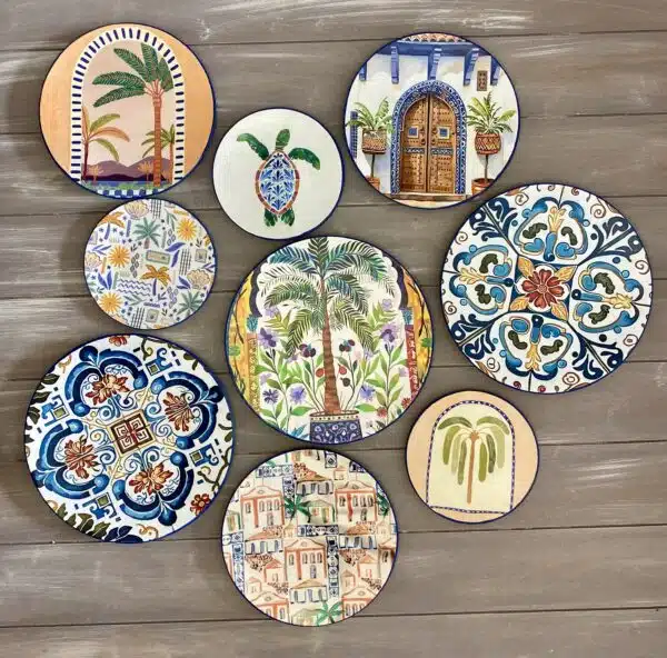 "Palmyra" Wall Plates Collection