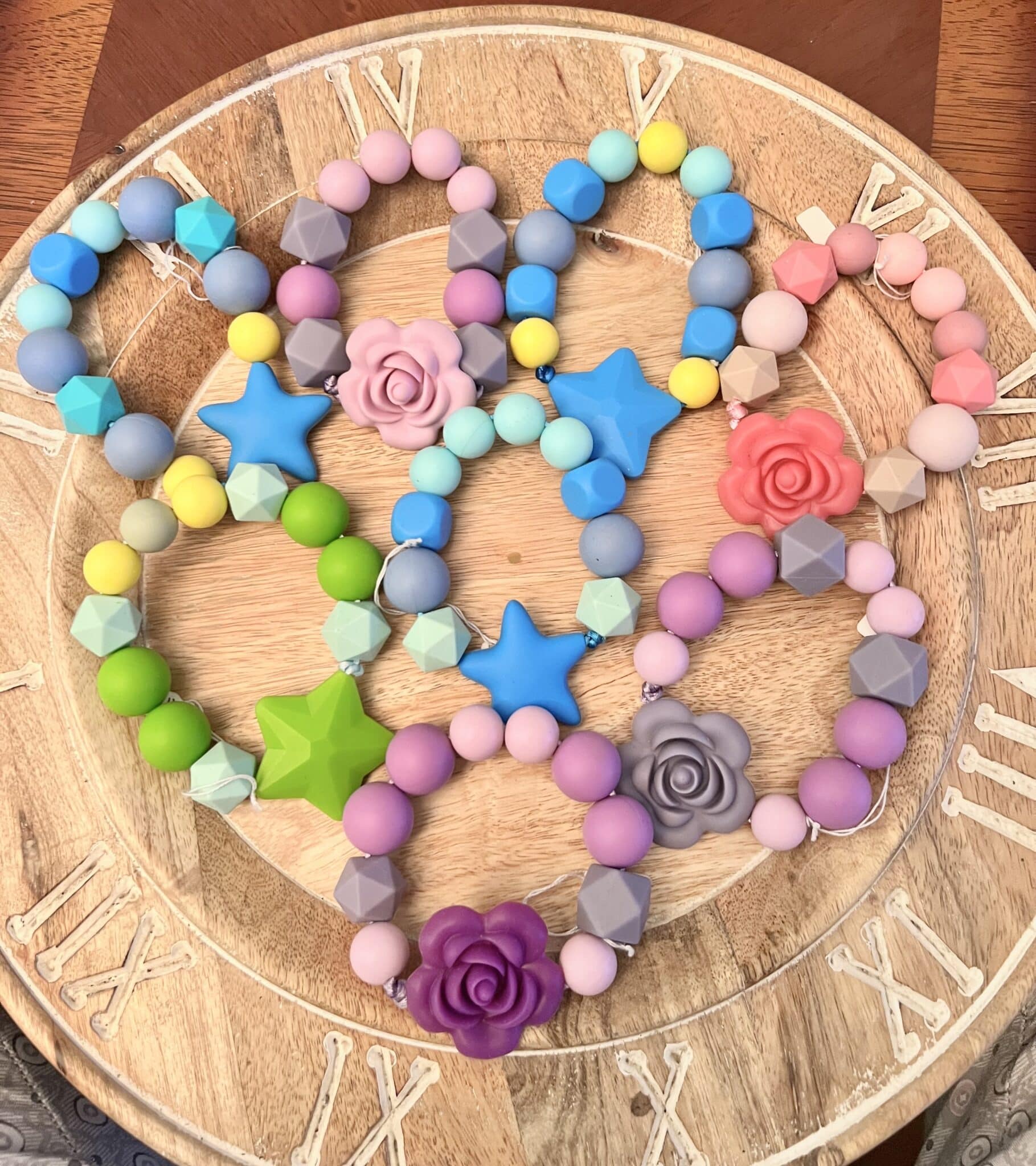 Teething silicone ring toy, sold separately 1 Teething silicone ring toy, sold separately
