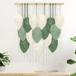 Small Leave Macrame green 02