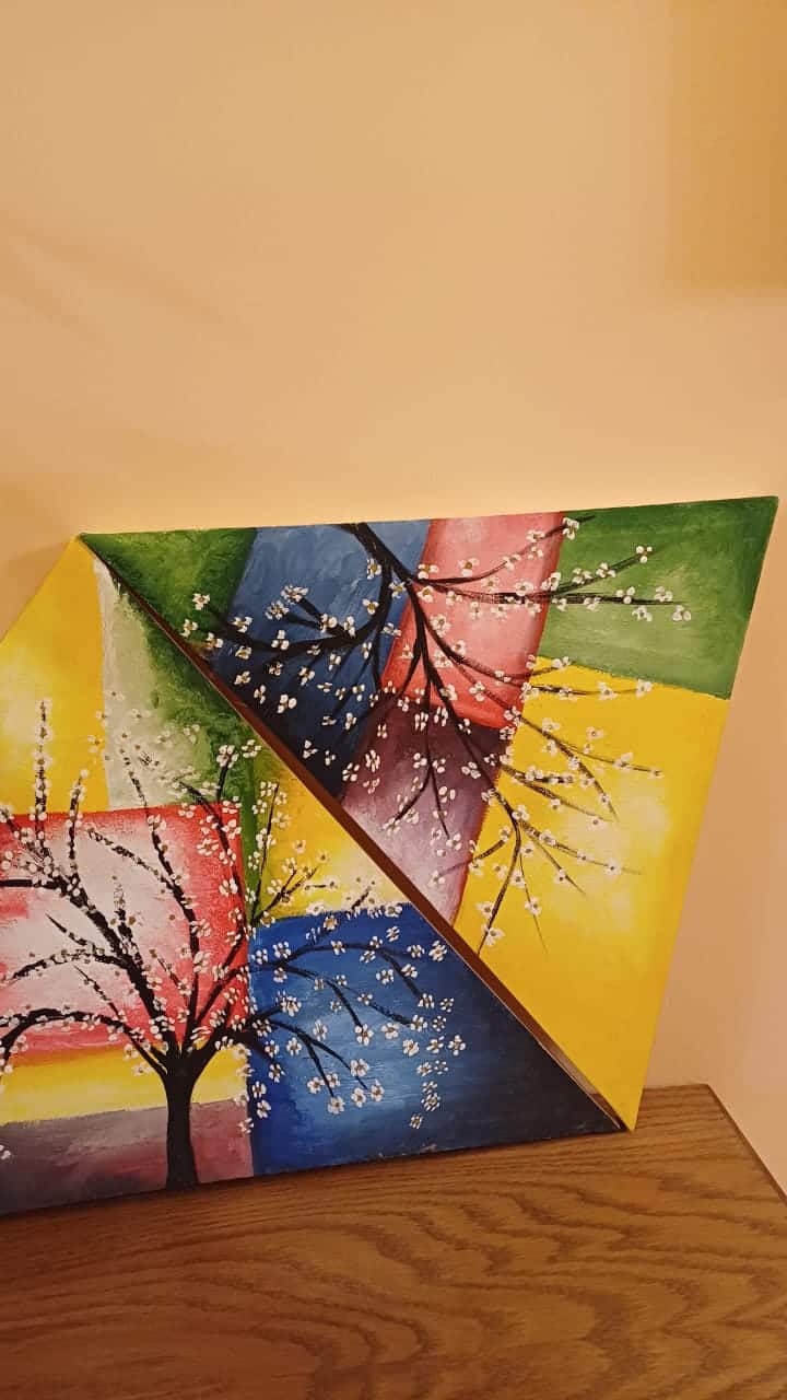 Reflections of Spring 3 Acrylic on canvas