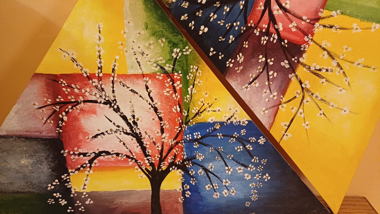 Reflections of Spring 2 Acrylic on canvas