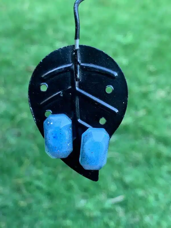 Handmade 925 Silver Synthetic Opal Earrings