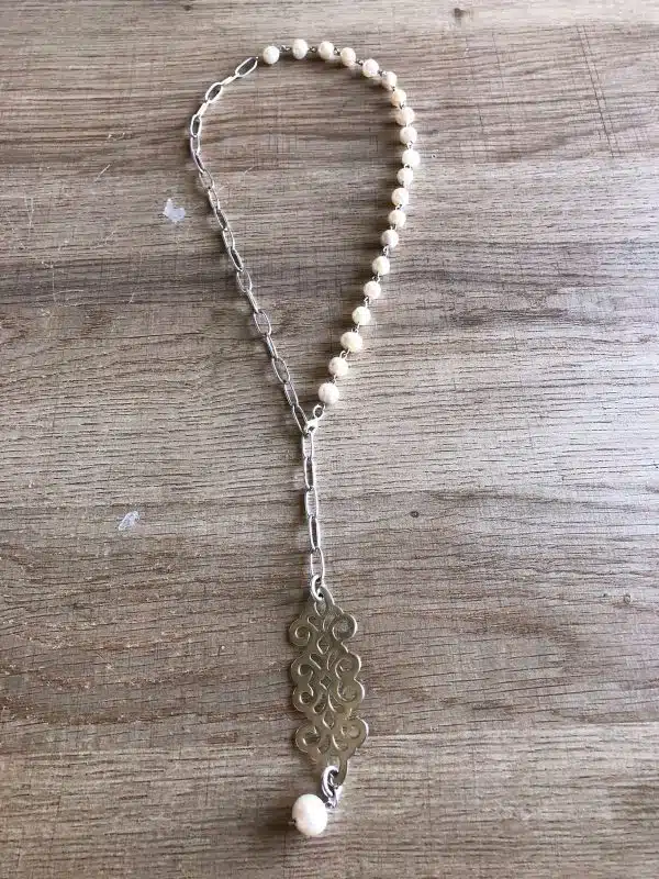 925 Silver Pearl Necklace