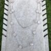 Long Handmade 925 Silver Rose Quartz Necklace/Eyewear holder