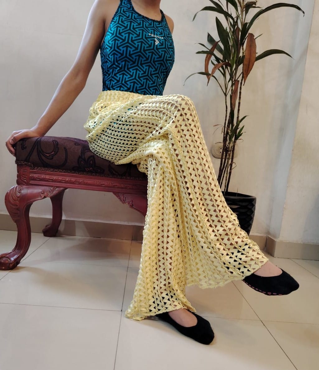 HAZEL Fish Tail Beach Pants 3 pants fishtail 2 yellow