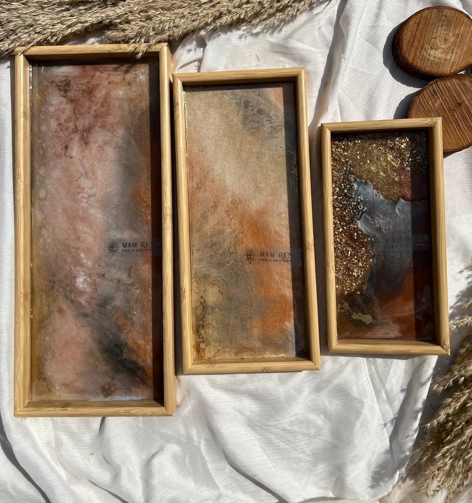 Resin Tableau (Set of 3) 1 Resin Tableau (Set of 3)