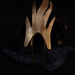 the Flame brass headpiece, not gold plated