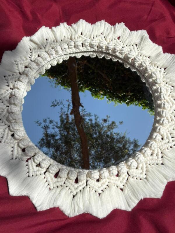 macrame mirror