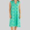 blue/green short dress