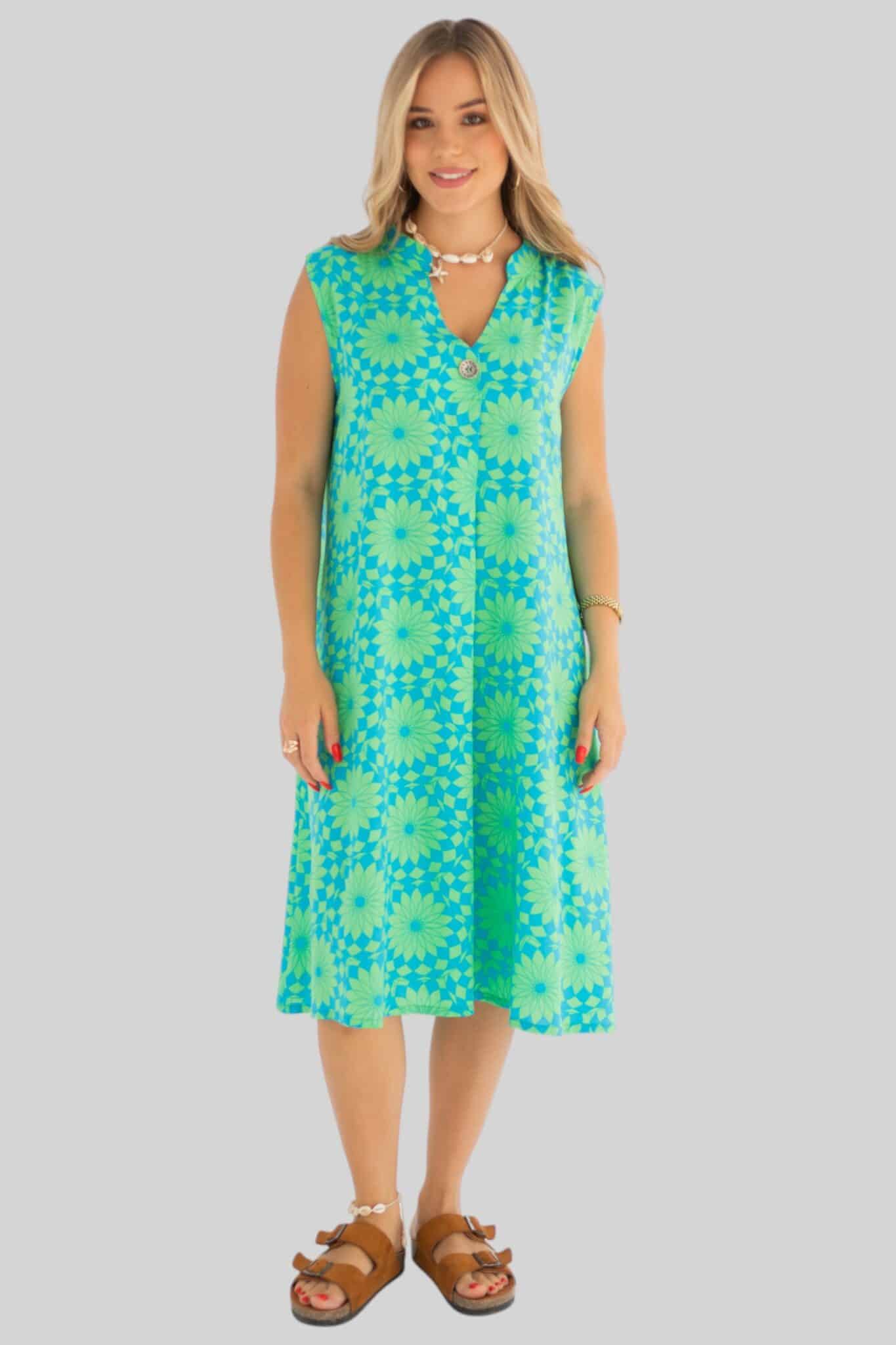 blue/green short dress 1 blue/green short dress