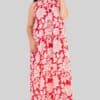 Flower halter dress