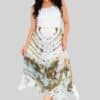 ice dye skirt/dress