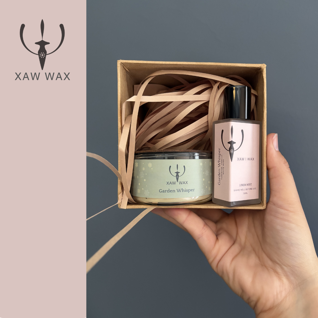 Garden Whisper 100gm Candle and Linen Mist Bundle 1 Garden Whisper 100gm Candle and Linen Mist Bundle