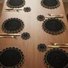 Black and Gold Coasters