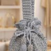 Silver Bag with small beads