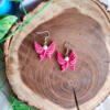 macrame earrings butterfly