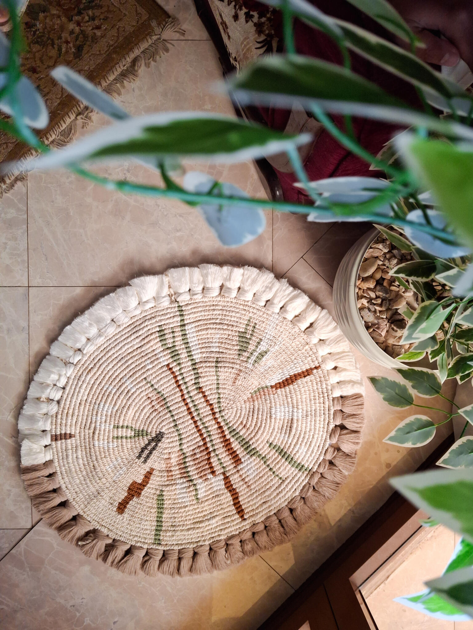 macrame rug 4 macrame circular rug