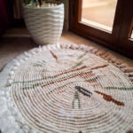 macrame circular rug