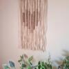 macrame heart wall hanging