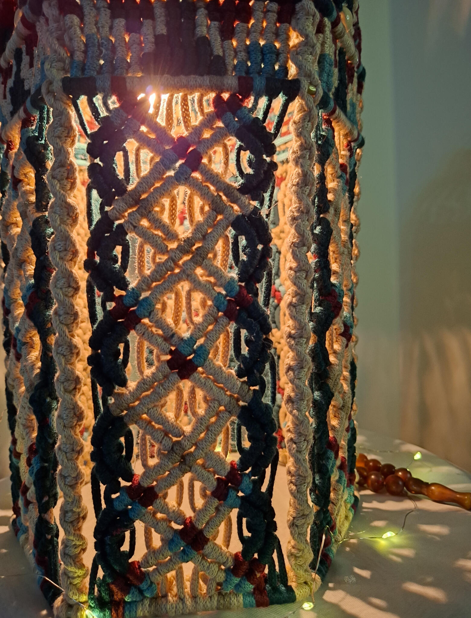 macrame Ramadan lantern 4 macrame Ramadan lantern