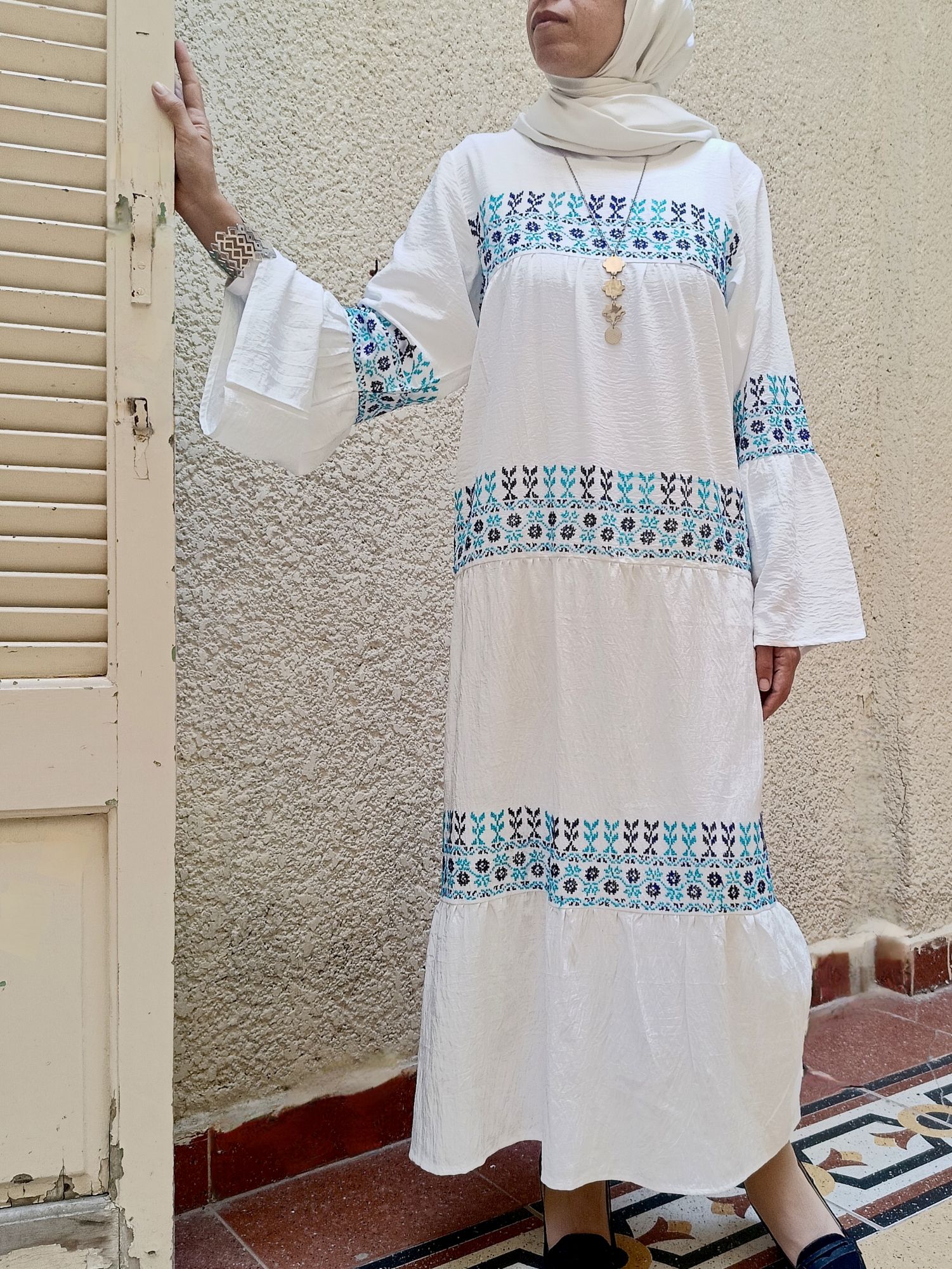 فستان تطريز العريش 1 فستان تطريز العريش