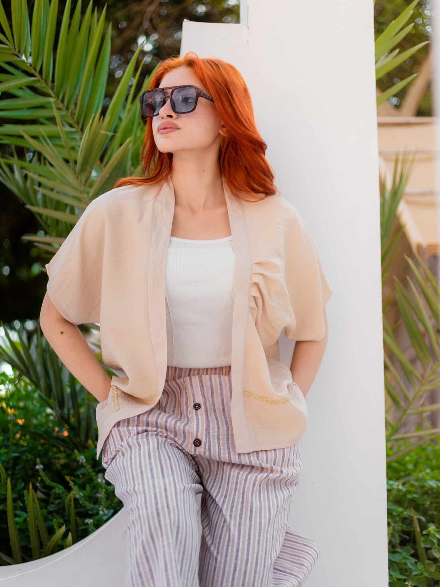 pure linen striped pants with pockets 2 1001045163 scaled