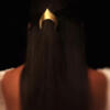 The Angel brass headpiece, not gold plated.