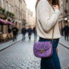 purple cross bag