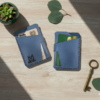 baby blue card holder