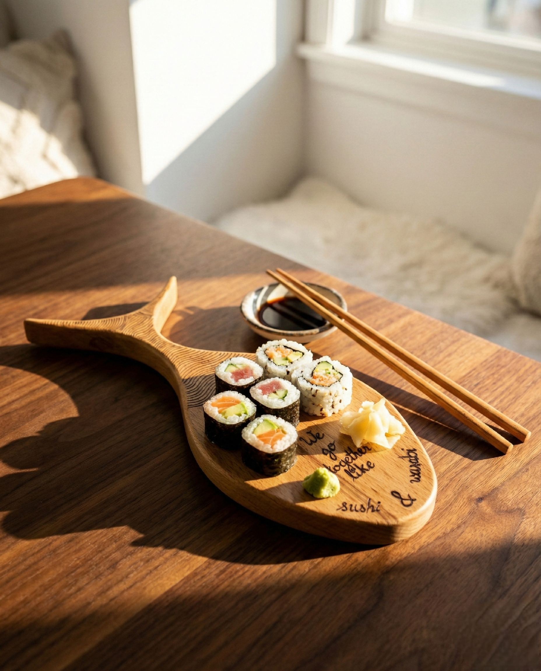Like Sushi & Wasabi - Fishy Serving Board 1 sushi